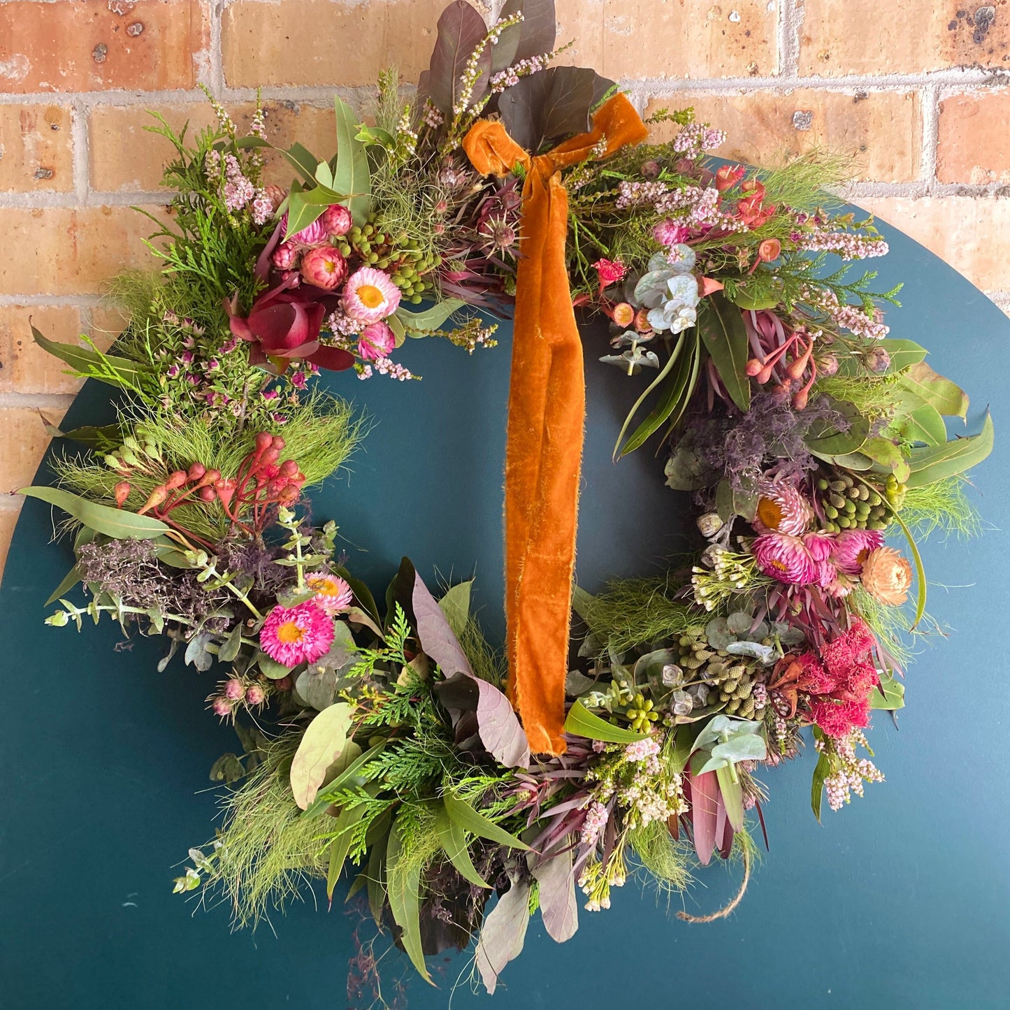 Bold Botanicals Wreath - Signature style