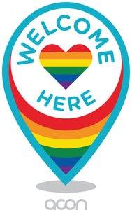 ACON Welcome Here logo